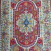 Kashmir vintage style traditonal silk rug/tapestry/abstract design rug/silk rug/ neutral rugs-handmade wall art/Kashmir made wall art- - Image 2