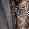 One Pair of Luxury Brown Velvet Crewel Curtain with Lining-Curtains for Living Room and Bedroom - Image 4