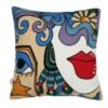 Klimt- starry nights- modern accent- decorative handmade silk pillow cover- home decor- Personalised gift- Wedding gift- Accent pillow