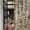 One Pair of Luxury All season Pure Silk Organza Crewel Curtain-Silk Doorway Curtains-Pencil Pleat Curtains