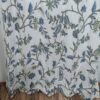Beautiful Sapphire-Blue Kashmir Crewel Embroidery Fabric By Yard-Made To Measure Curtain Fabric-Crewel Upholstery Fabric-