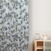 Beautiful Sapphire-Blue Kashmir Crewel Embroidery Fabric By Yard-Made To Measure Curtain Fabric-Crewel Upholstery Fabric-