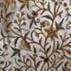 Beautiful vintage mid century crewel embroidery fabric by yard-made to measure curtain fabric-Autumn design velvet crewel upholstery fabric- - Image 9
