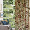 Beautiful Vintage Handmade Cotton Duck Crewel Upholstery Fabric By 6 Yards-Made To Measure Curtain Fabric-Crewel Embroidery Fabric - Image 2