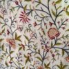 Beautiful royal rouge silk organza Kashmir crewel embroidery curtain with lining-luxury handmade crewel-vintage curtains and drapes-