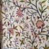 Beautiful royal rouge silk organza Kashmir crewel embroidery curtain with lining-luxury handmade crewel-vintage curtains and drapes-
