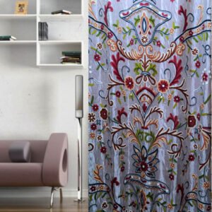 Silk Crewel Curtains