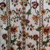 Snowflake dreams intricately embroidered velvet curtain-White velvet luxury curtains and drapes-Kashmir Handmade Crewel-