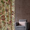 Beautiful Vintage Handmade Cotton Duck Crewel Upholstery Fabric By 6 Yards-Made To Measure Curtain Fabric-Crewel Embroidery Fabric - Image 5