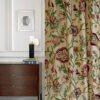 Beautiful Vintage Handmade Cotton Duck Crewel Upholstery Fabric By 6 Yards-Made To Measure Curtain Fabric-Crewel Embroidery Fabric - Image 4