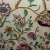 Beautiful Vintage Handmade Cotton Duck Crewel Upholstery Fabric By 6 Yards-Made To Measure Curtain Fabric-Crewel Embroidery Fabric - Image 7