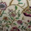 Beautiful Vintage Handmade Cotton Duck Crewel Upholstery Fabric By 6 Yards-Made To Measure Curtain Fabric-Crewel Embroidery Fabric - Image 6